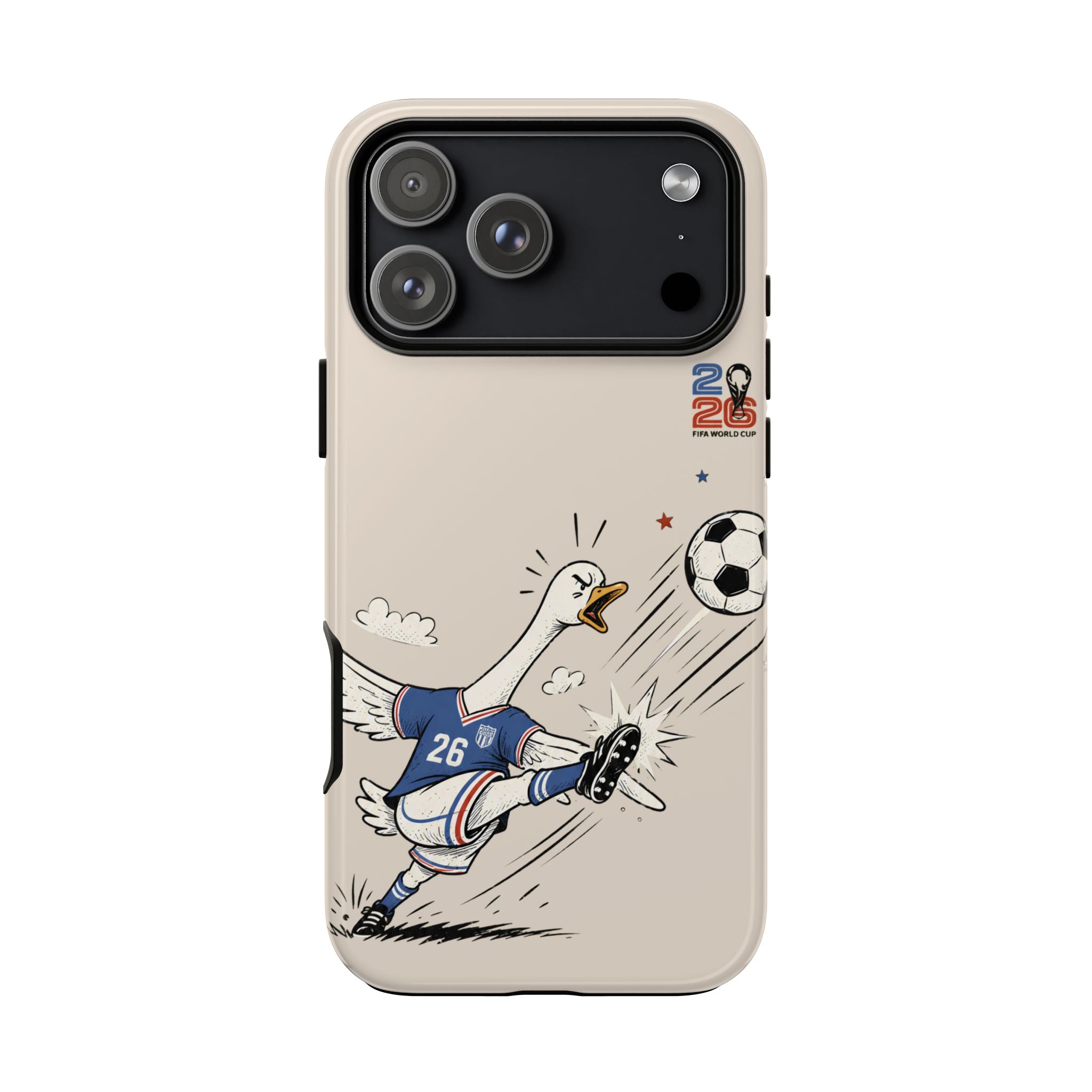 Soccer Goose iPhone Case | Funny Sports Bird Cover