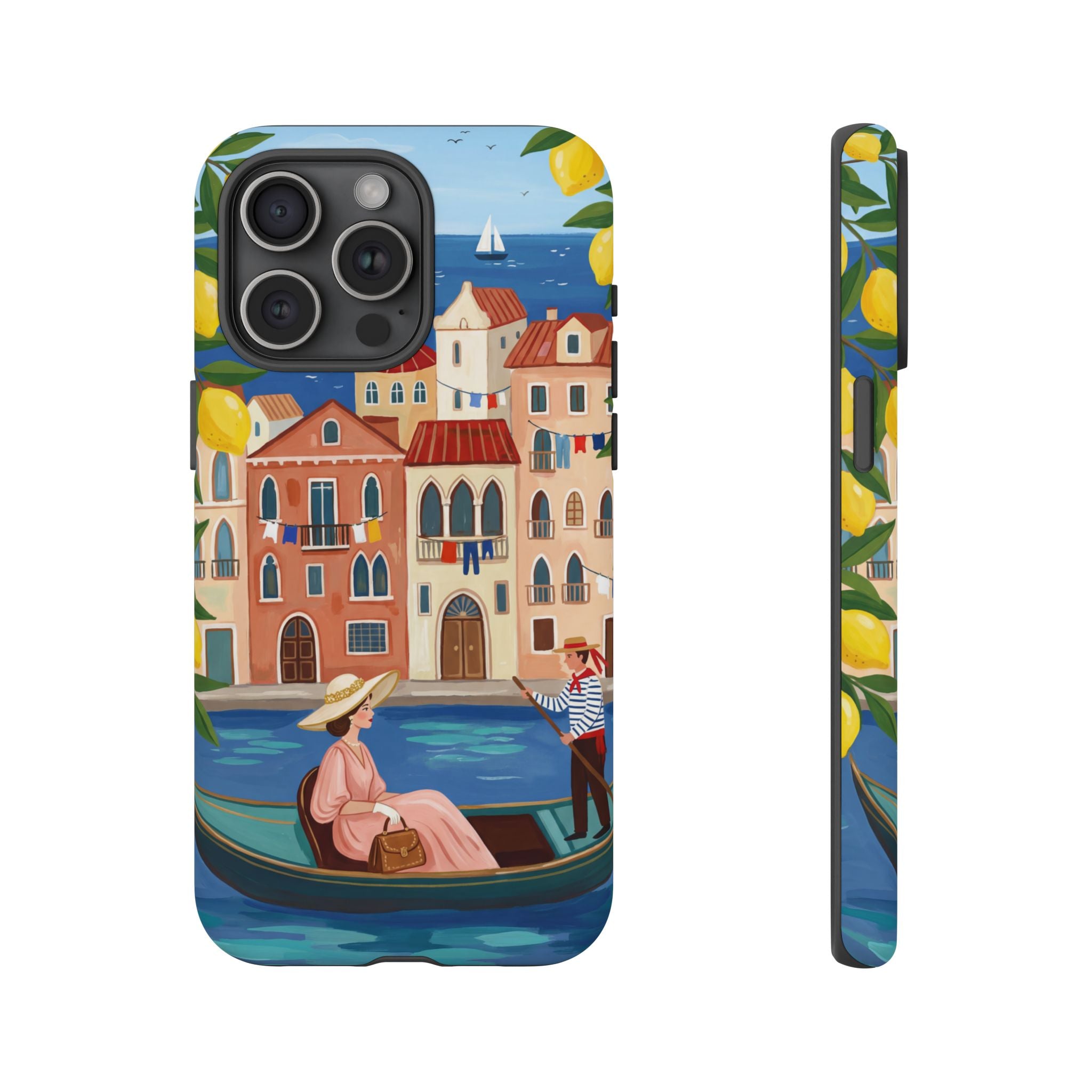 Venetian Gondola iPhone Case | Lemon Coast Waterfront Travel