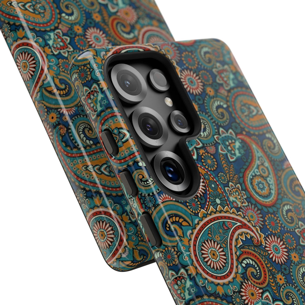 Batik Vibrant Paisley Protective Tough Samsung Galaxy Case