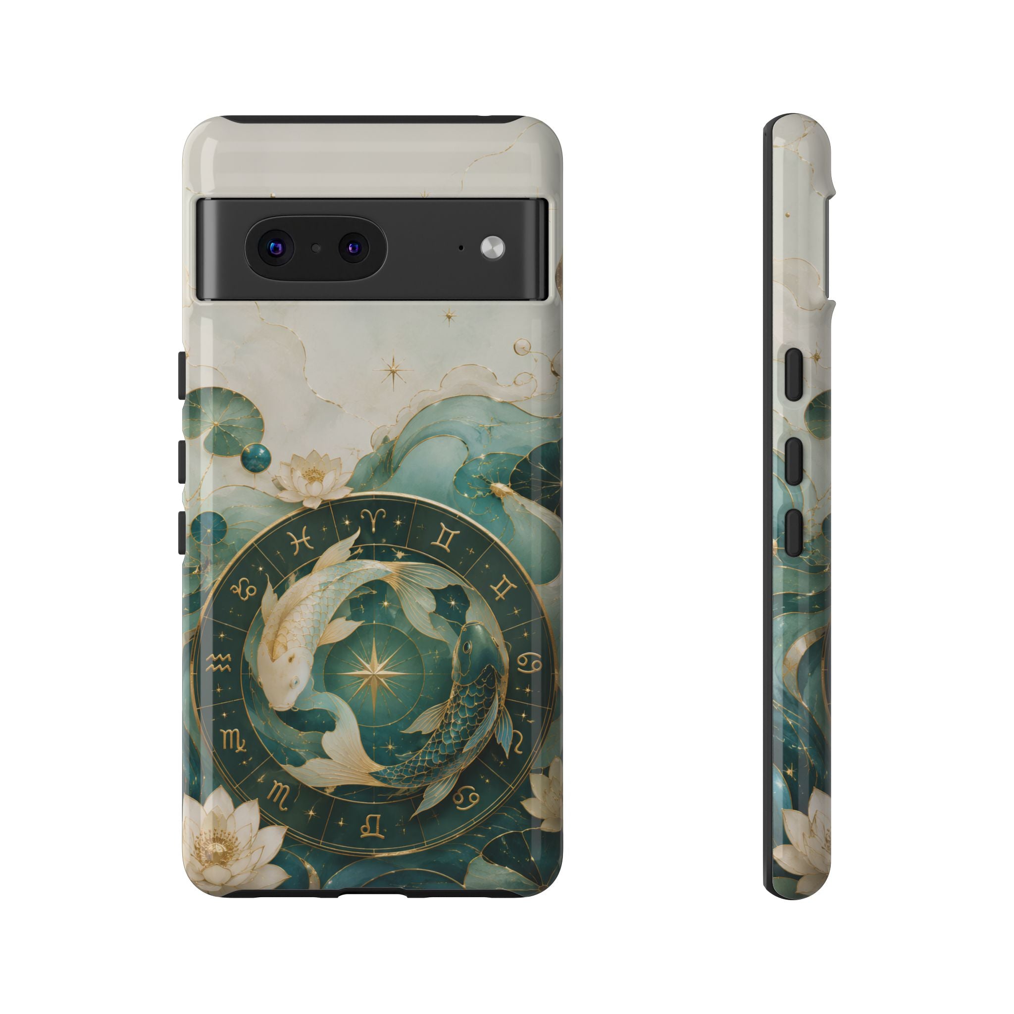 Koi Zodiac Google Pixel Phone Case | Celestial Koi Phone Case