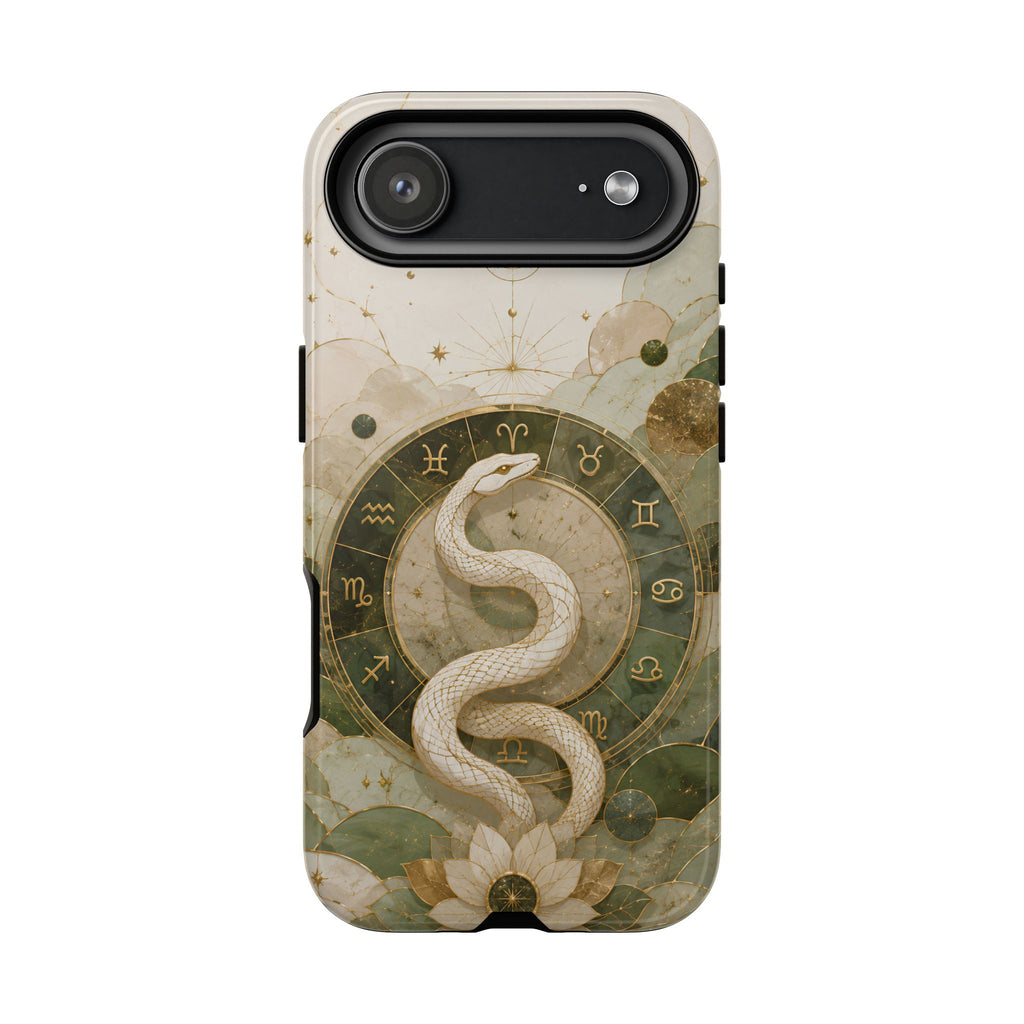White Snake iPhone Case | Celestial Zodiac iPhone Case