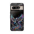 Colorful Neon Phoenix Tough Google Pixel Phone Case