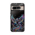 Colorful Neon Phoenix Tough Google Pixel Phone Case