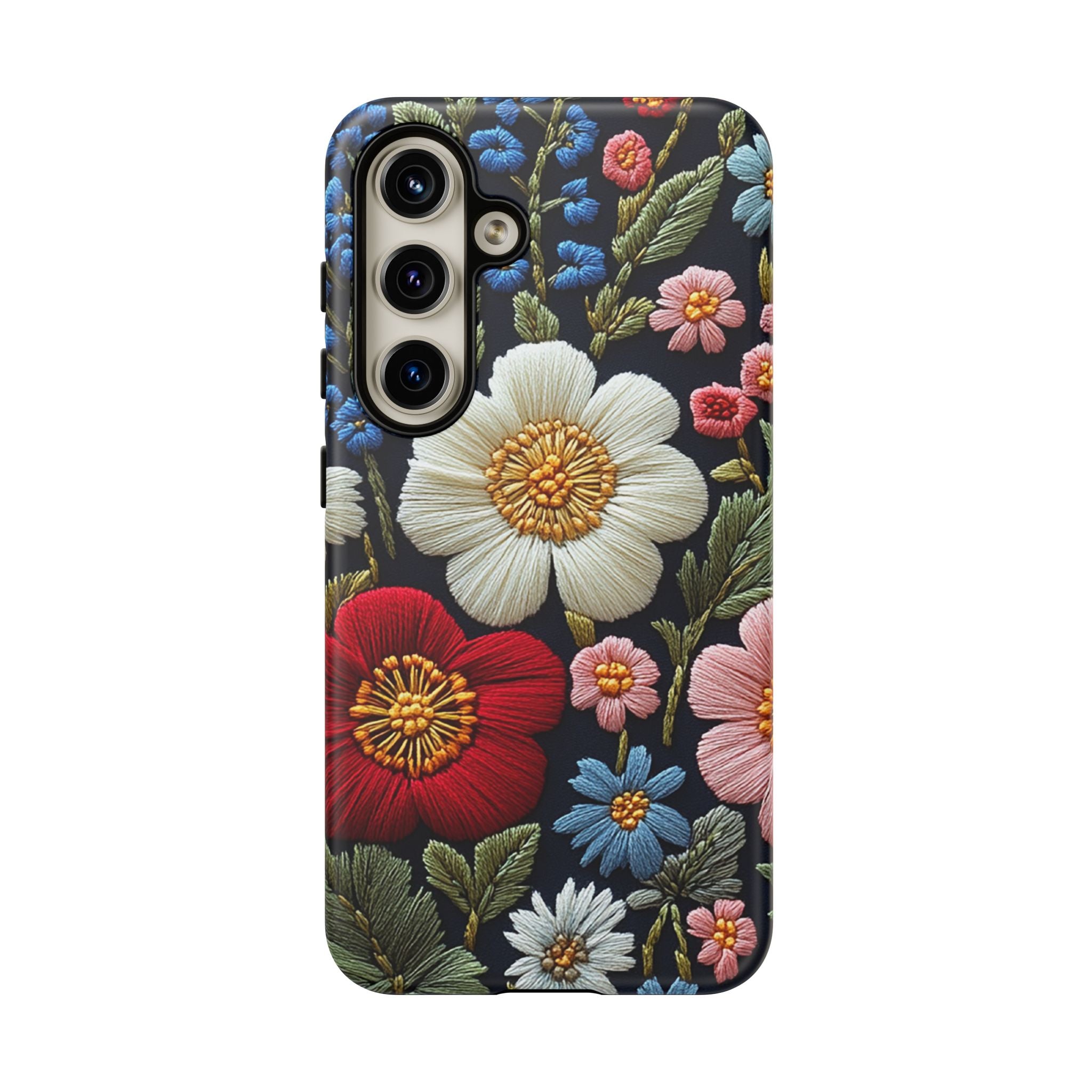 Floral Embroidered Garden Samsung Galaxy Case