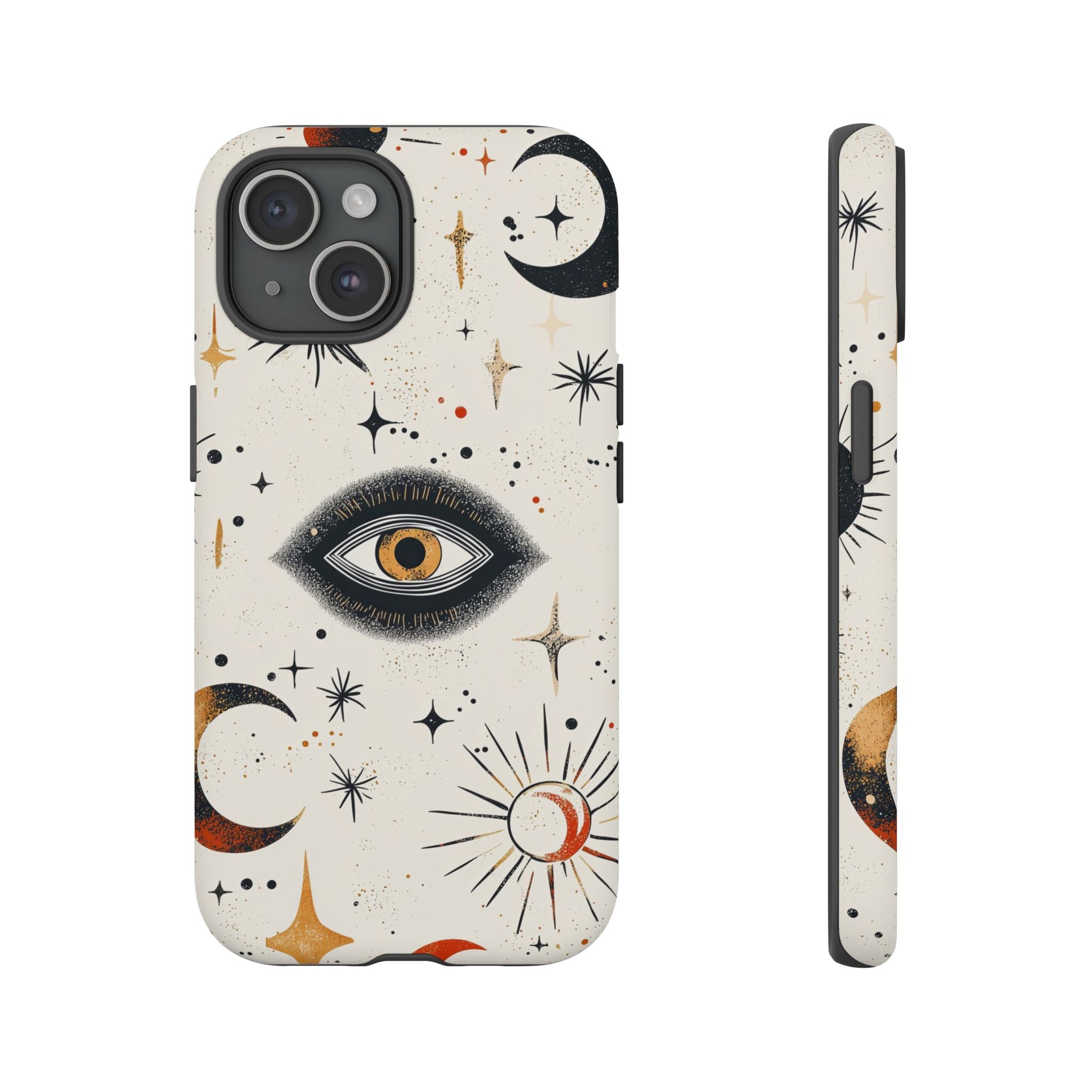 Mystic Eye iPhone Case | Celestial Moon & Star