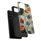 Autumn Stained Glass Leaf Samsung Galaxy Case