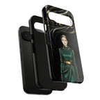 Custodia per Google Pixel Donna Elegante nella Foresta