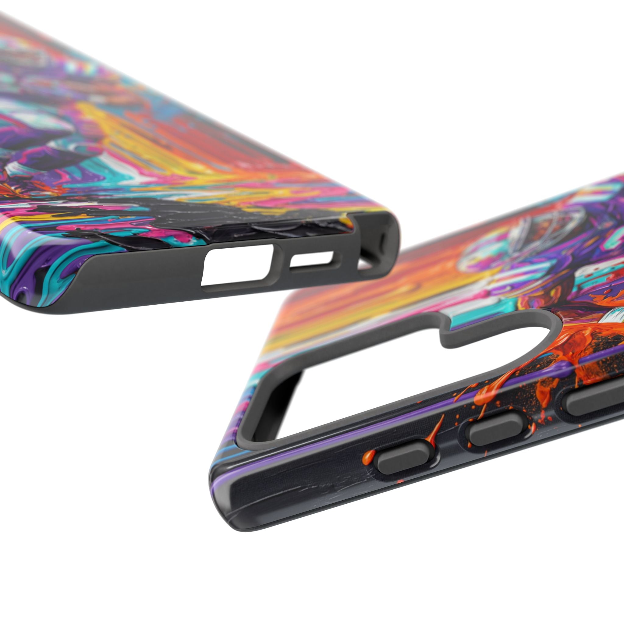 Vibrant American Football Runner Samsung Galaxy Phone Case