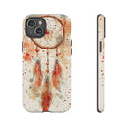Dreamcatcher Tough iPhone Case | Watercolour Feather