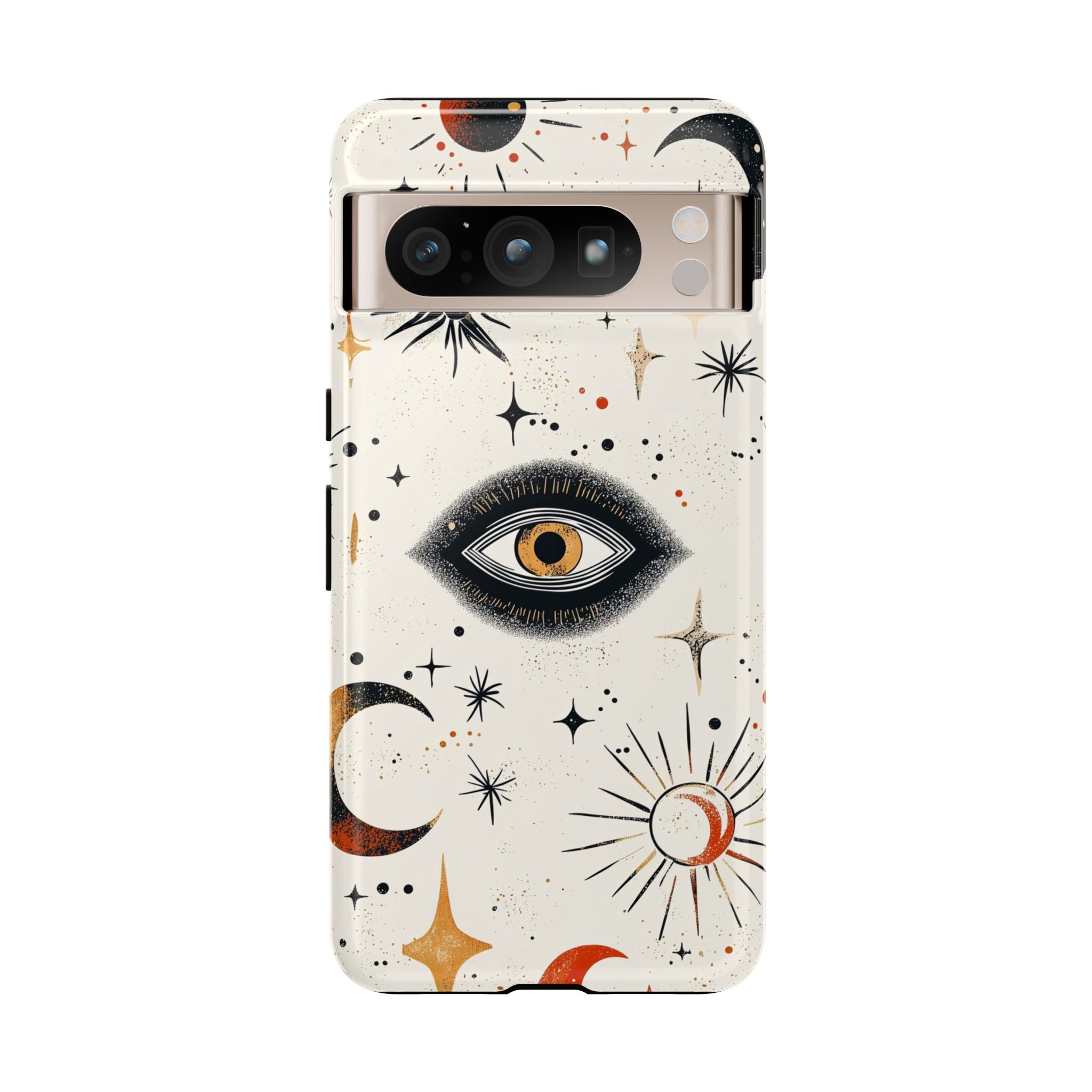 Mystic Eye Google Pixel Case | Celestial Moon & Star
