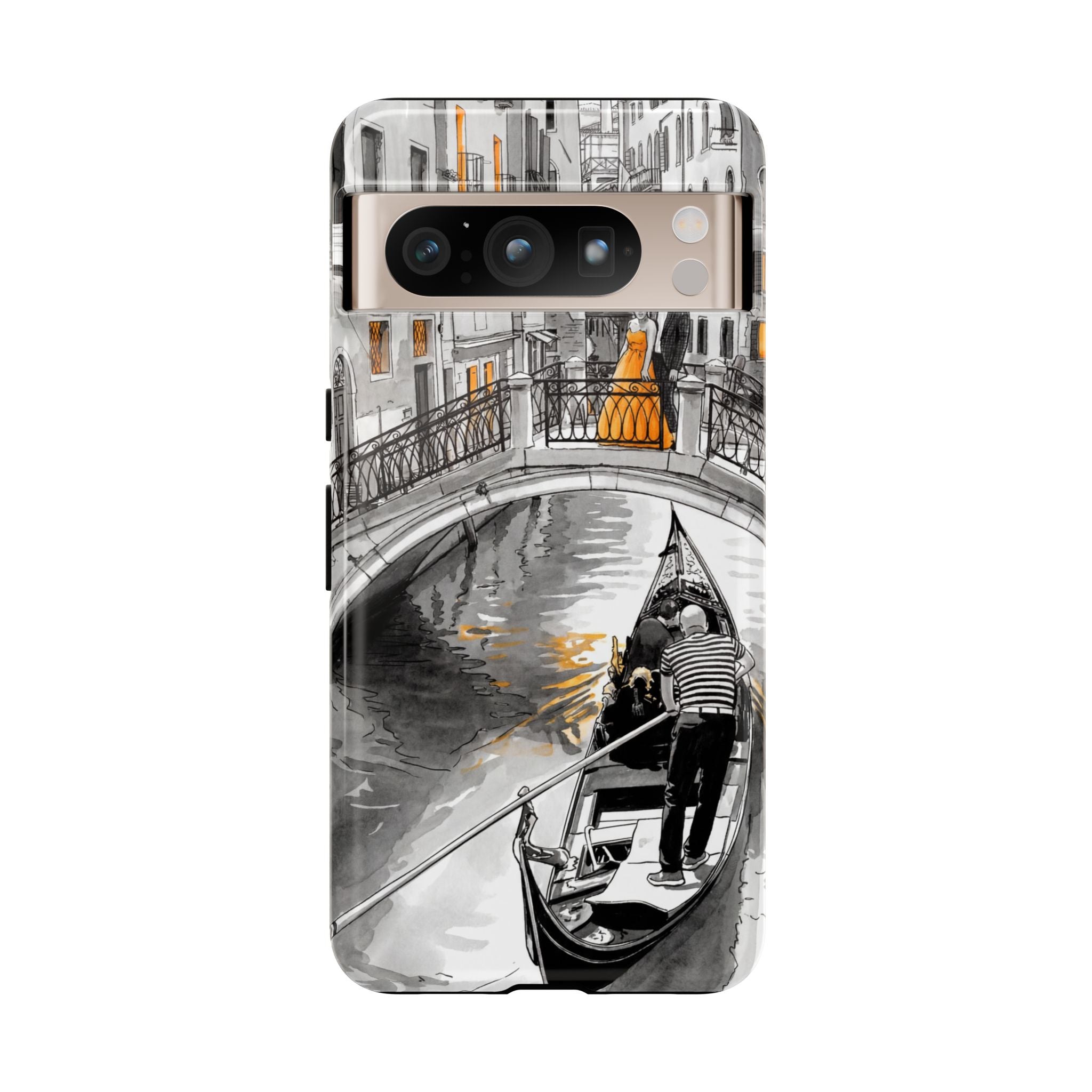 Venice Gondola Google Pixel Case | Romantic Canal Scene Protective Case