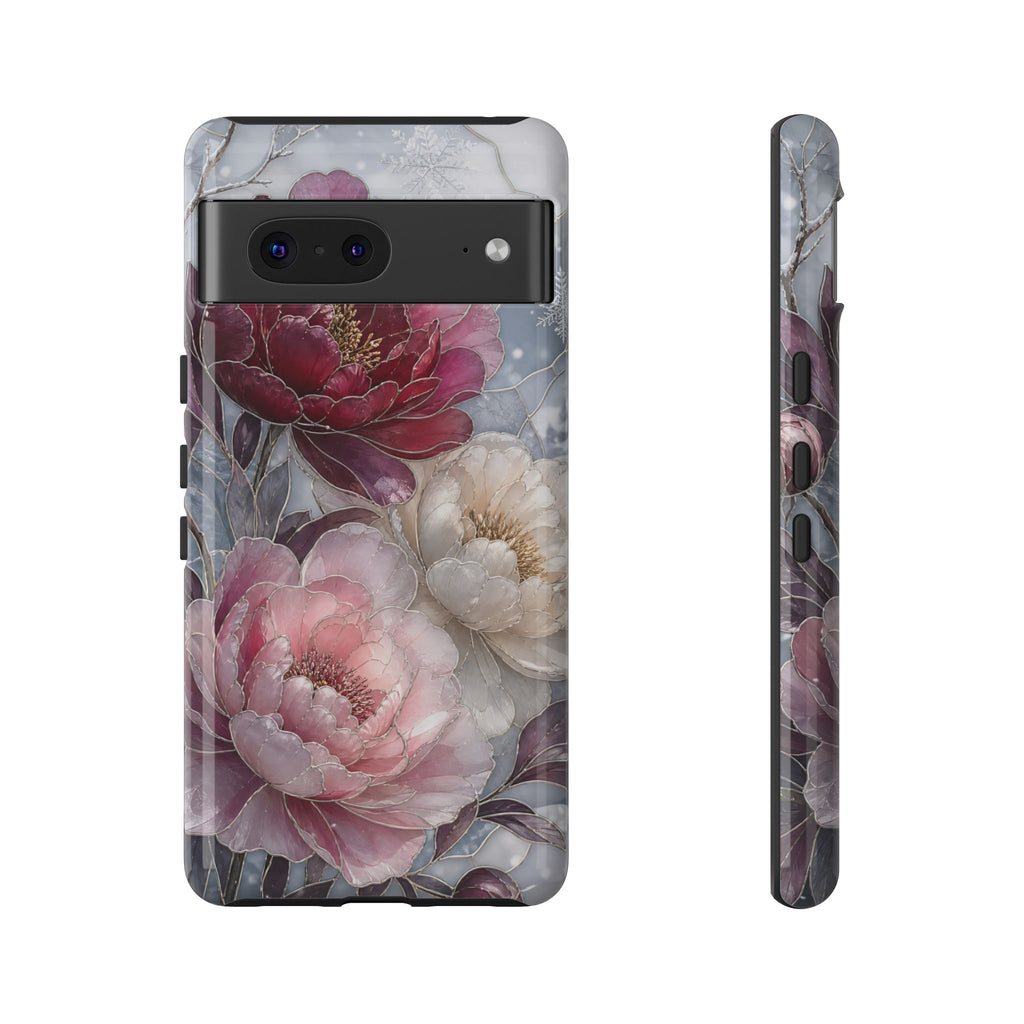 Vintage Google Pixel Floral Phone Case | Peony Flower iPhone Case