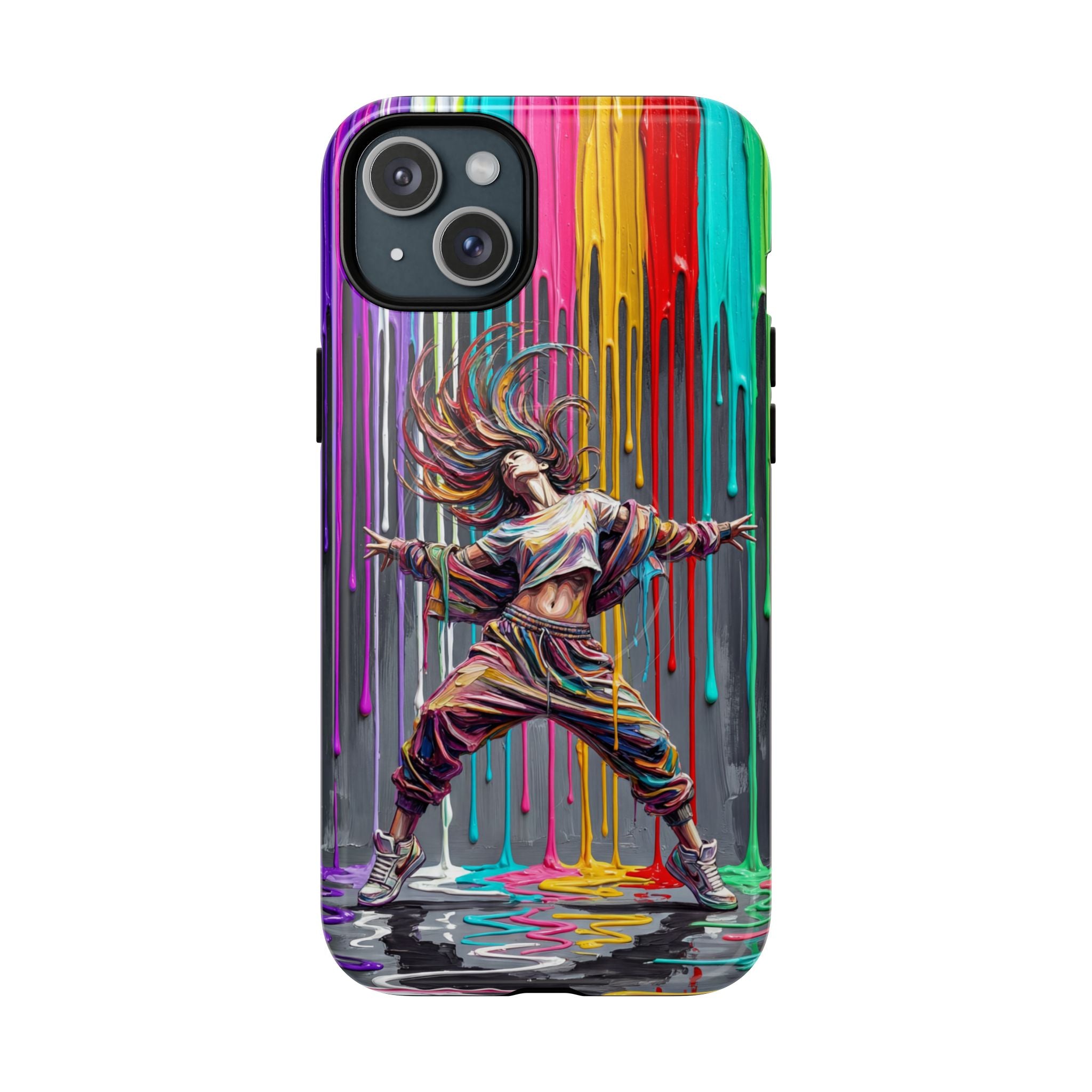 MagSafe iPhone Case | Colorful Street Dance Drip Design