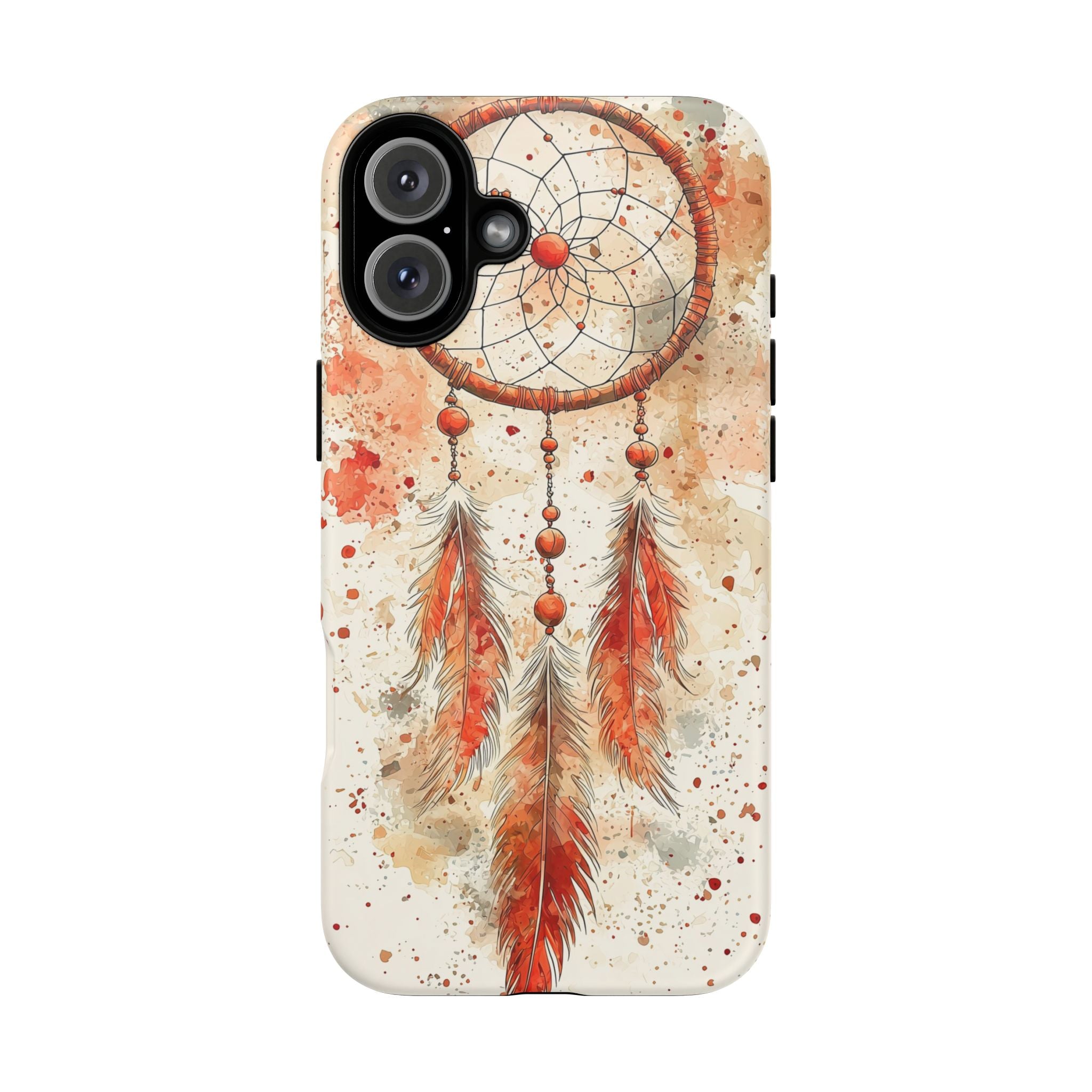 Dreamcatcher Tough iPhone Case | Watercolour Feather