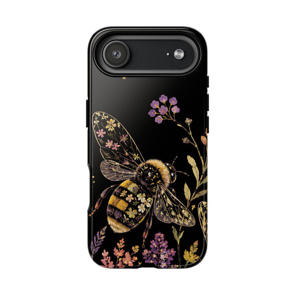 Vintage Bee Floral iPhone Case
