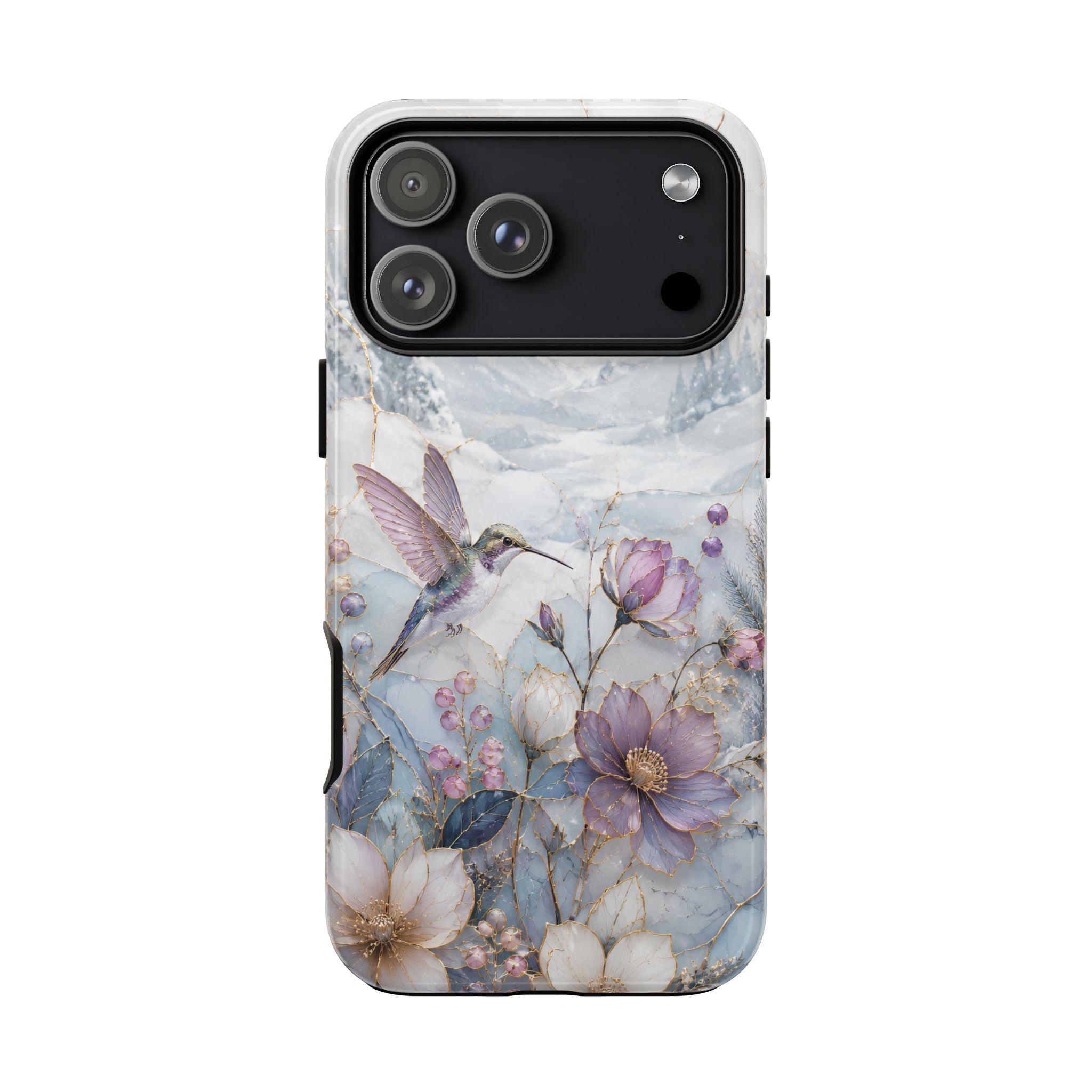 Hummingbird iPhone Case | Vintage Floral iPhone Case