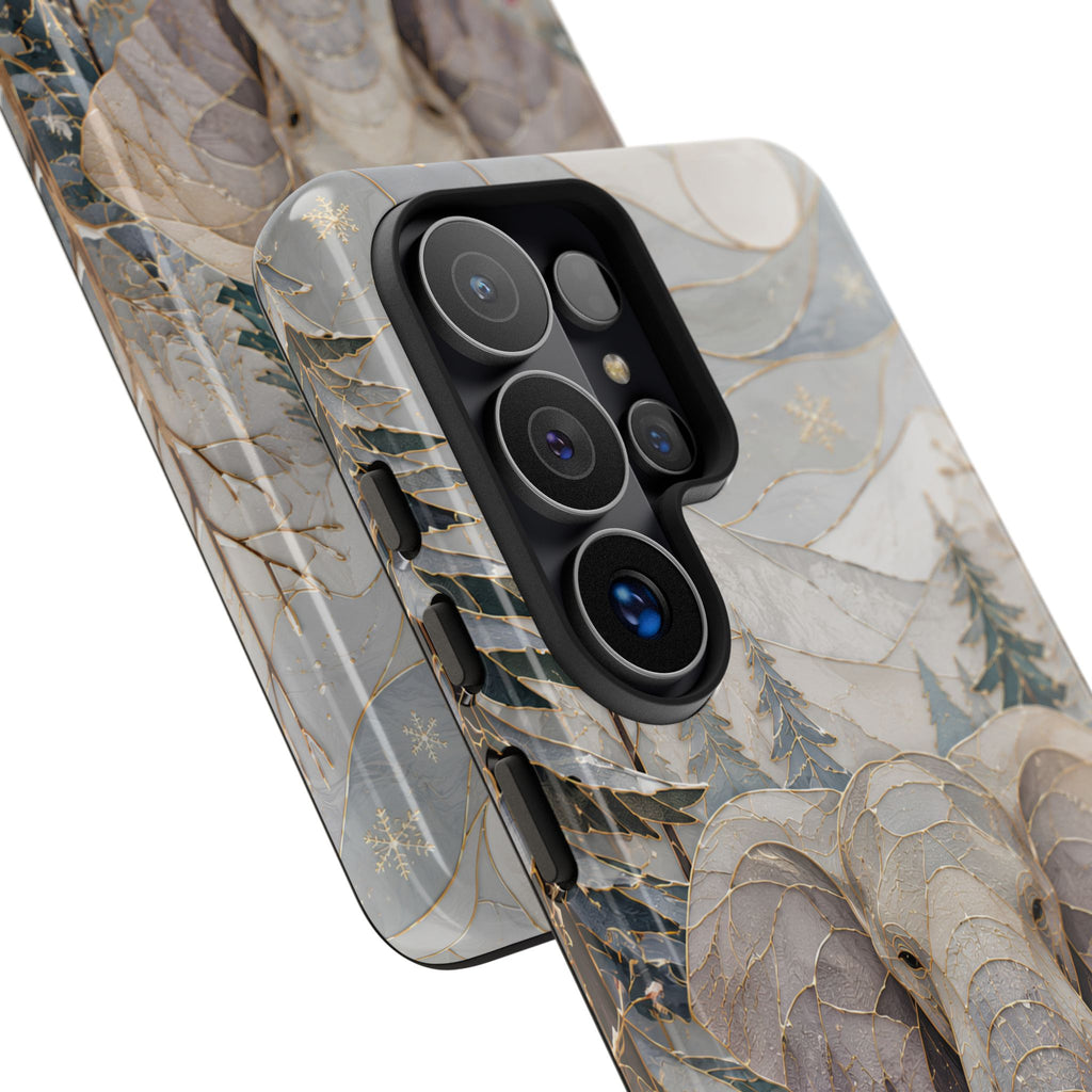 Elephant Samsung Galaxy Phone Case | Winter Forest Phone Case