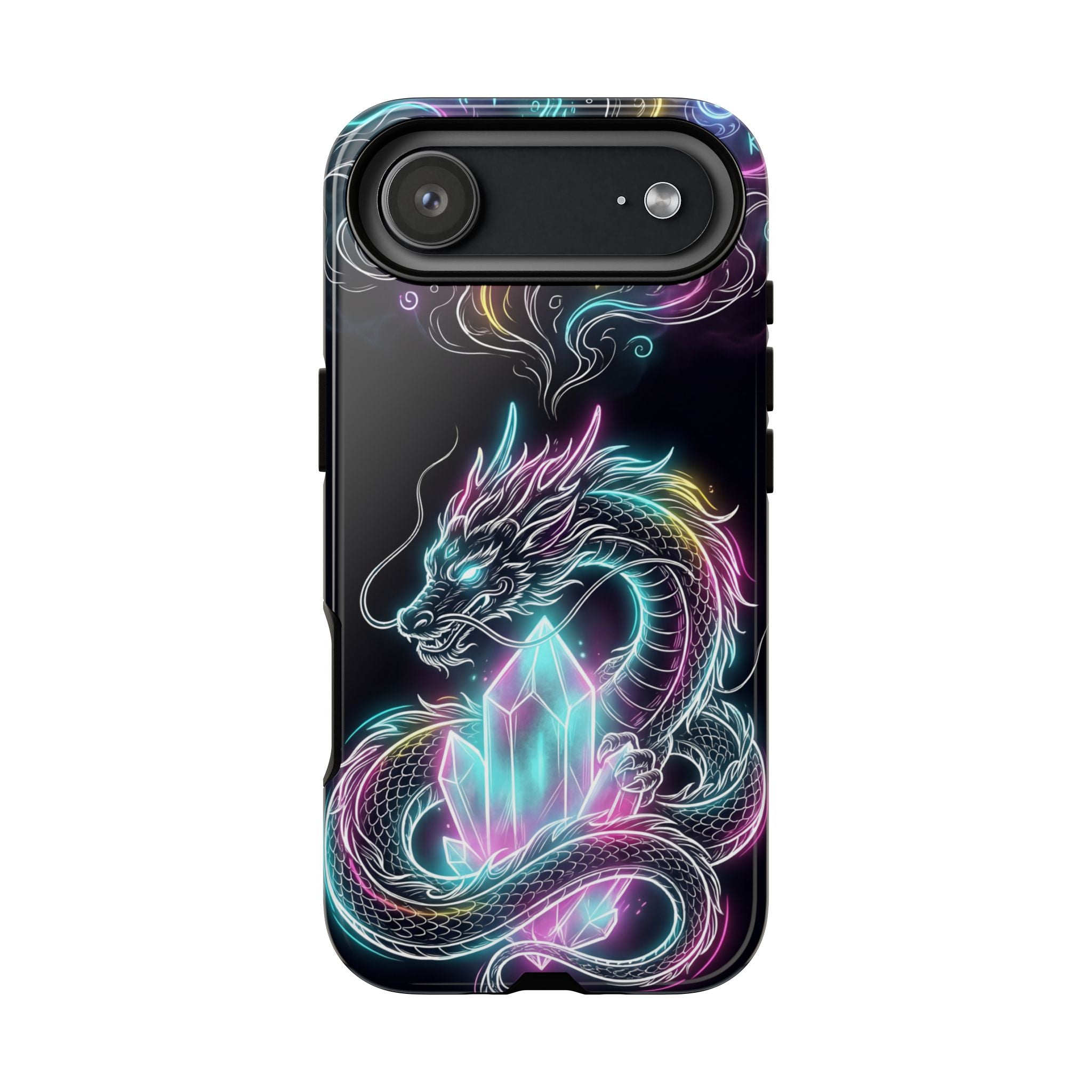 Neon Loong Crystal iPhone Case