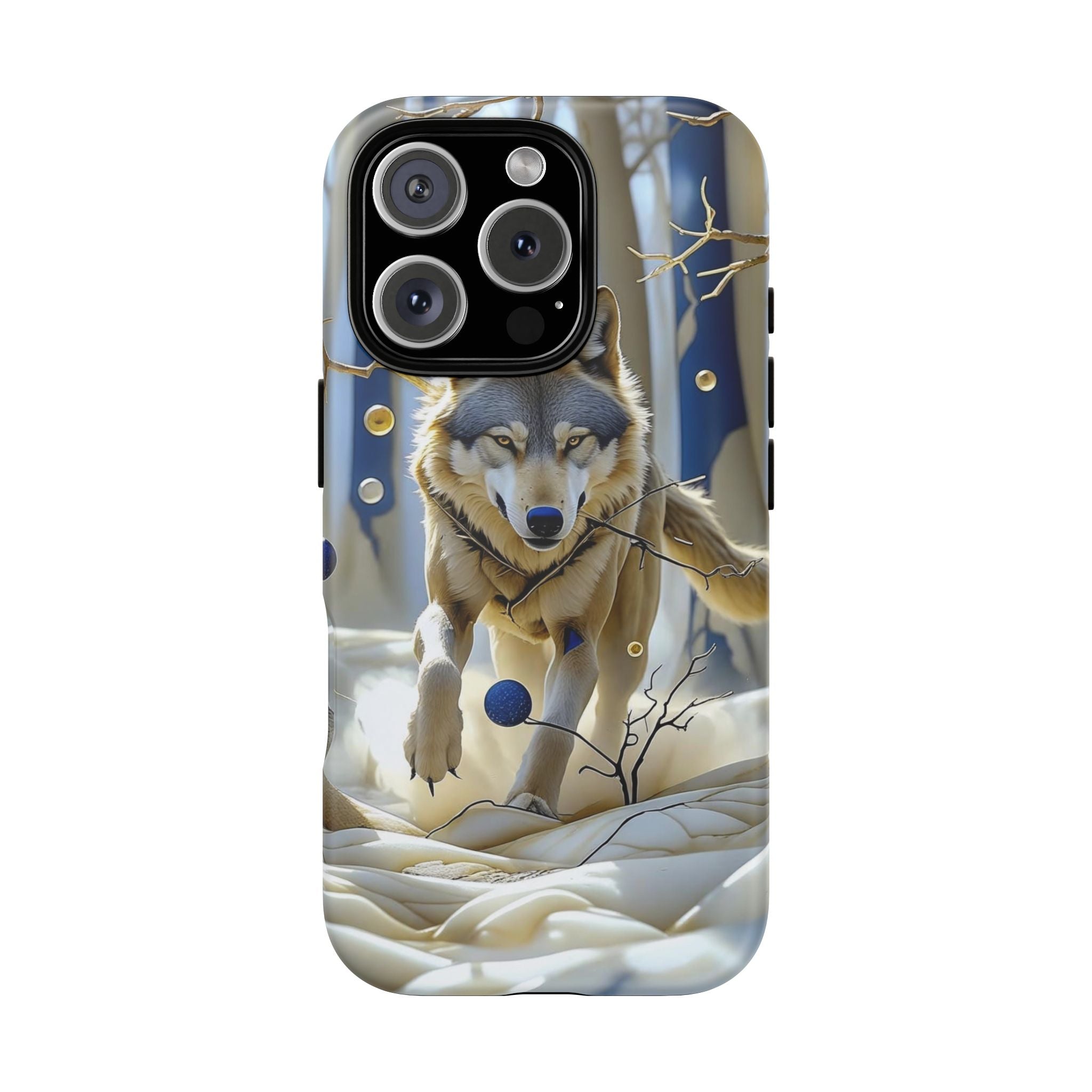 Wolf in Snow iPhone Case — Rugged Wildlife