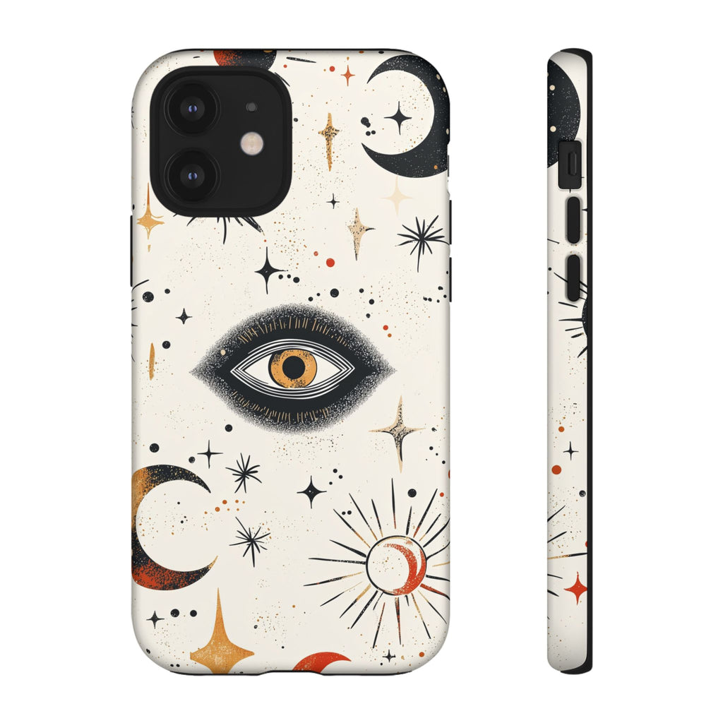 Mystic Eye iPhone Case | Celestial Moon & Star