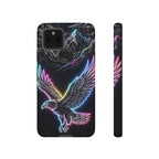 Cover per telefono Google Pixel Neon Eagle con design montano