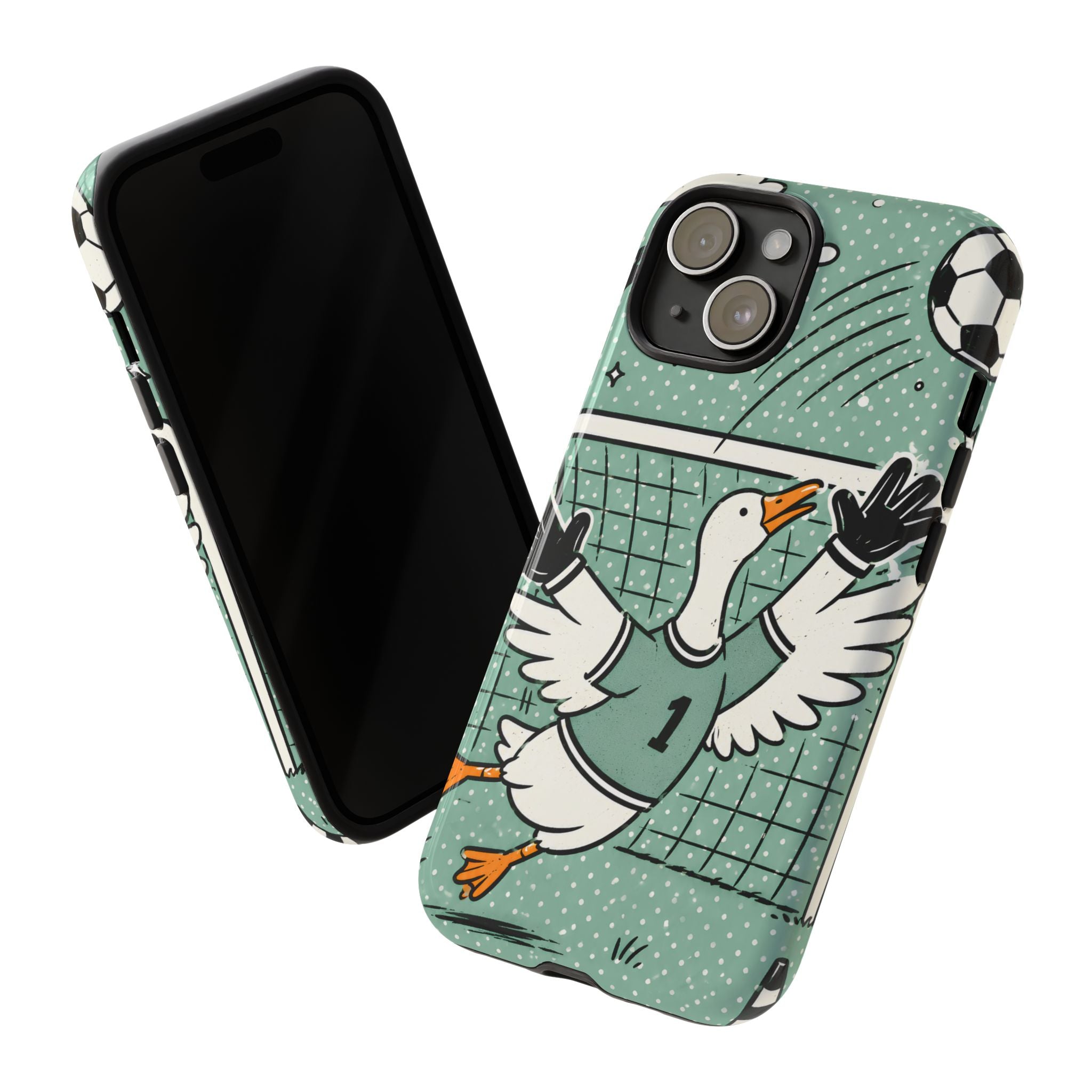 Goalkeeper Goose iPhone Case | Funny Soccer Bird Cover