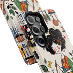 Whimsical Chef Kitchen Illustration Samsung Galaxy Phone Case