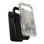 Snow Leopard Google Pixel Phone Case | Winter Moon Forest Protective Phone Cover