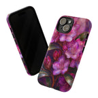 Purple Floral iPhone Case | Dark Botanical iPhone Case