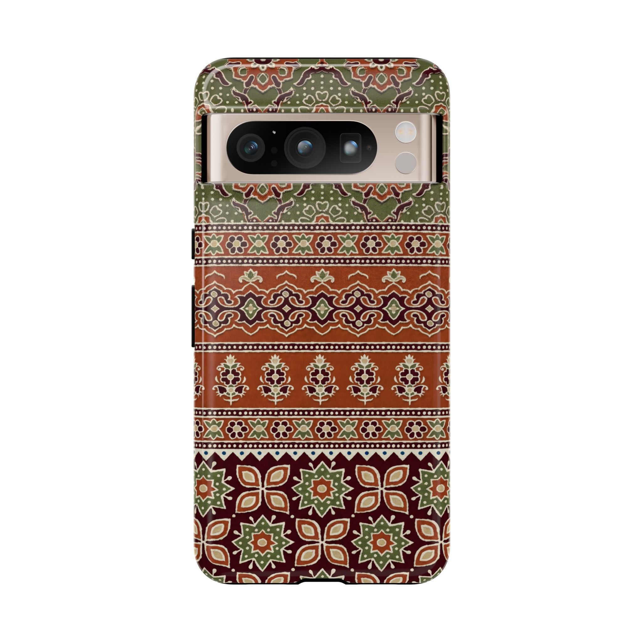 Batik Floral Protective Google Pixel Case
