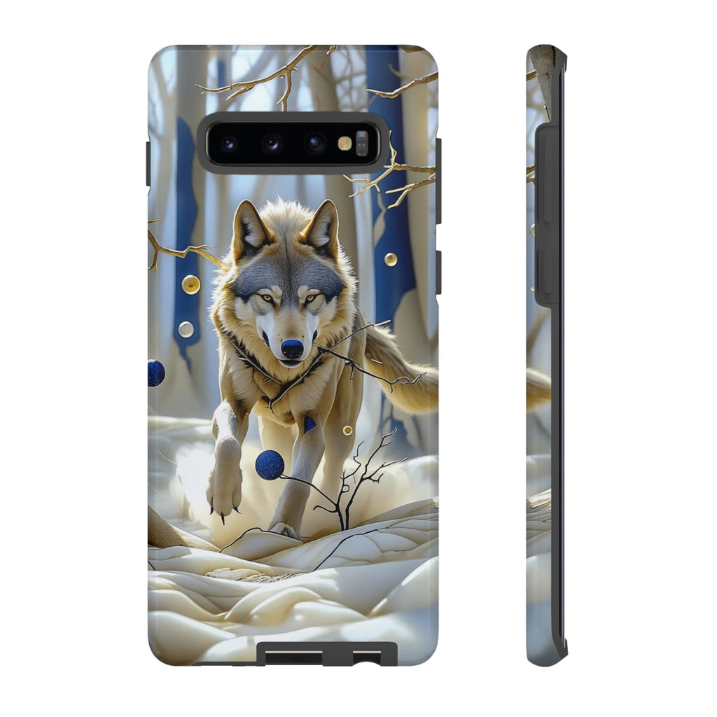 Wolf in Snow Samsung Galaxy Case — Rugged Wildlife
