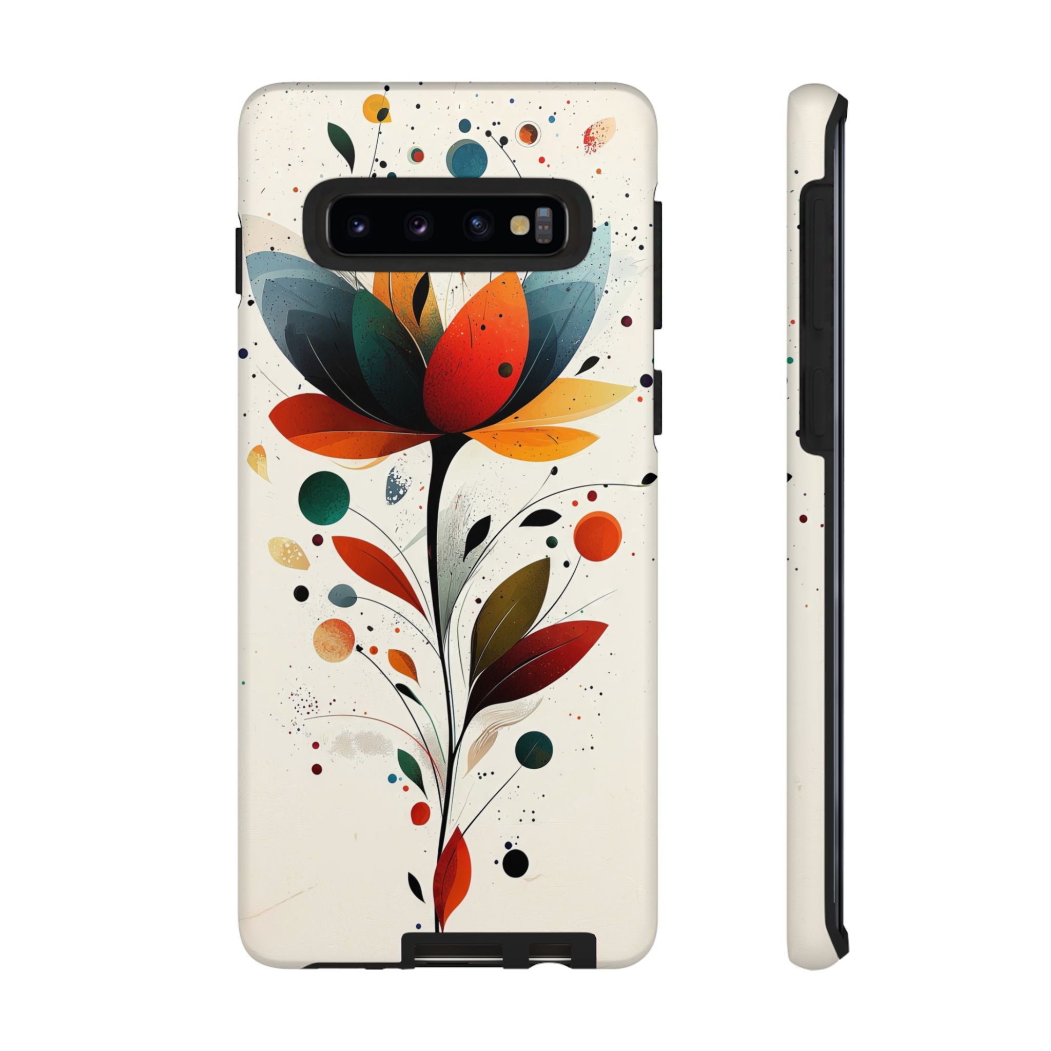 Floral Art Samsung Galaxy Case | Colourful Abstract Bloom