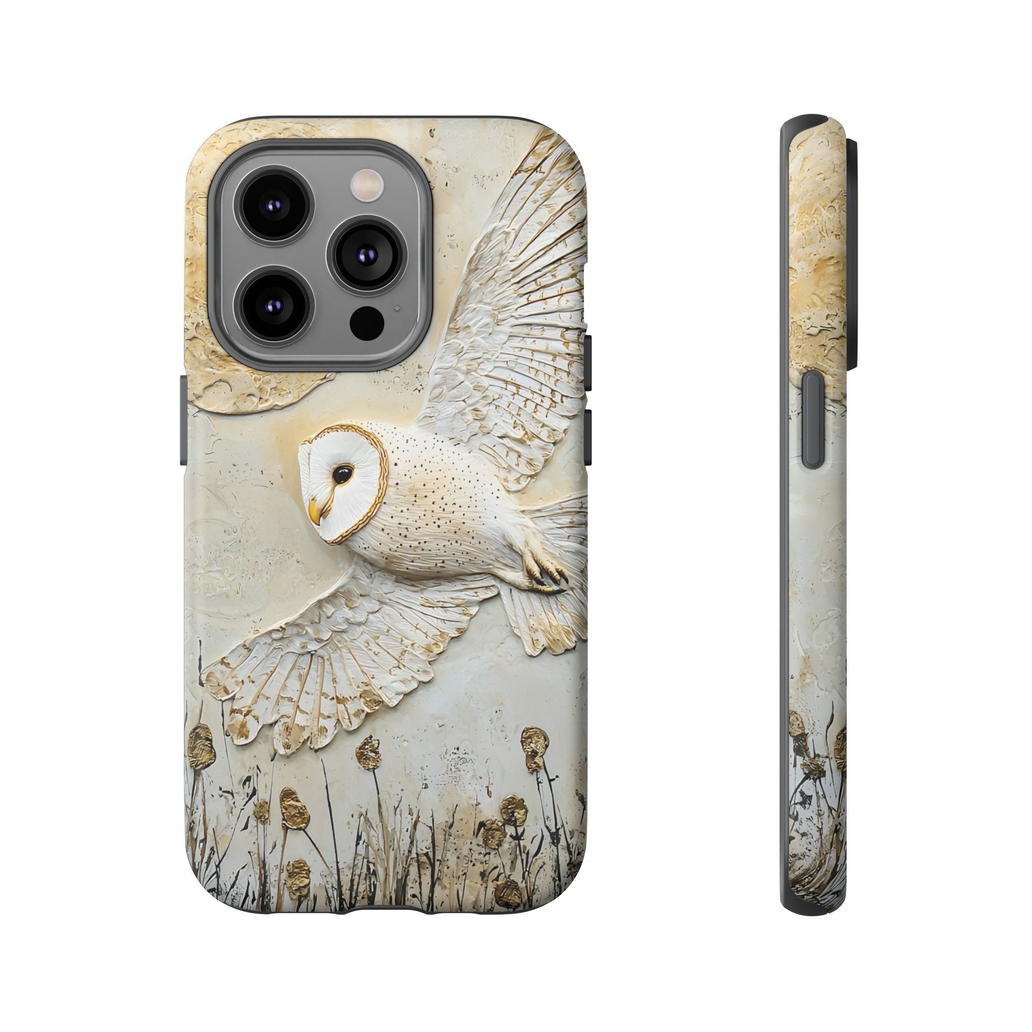 Barn Owl iPhone Case — Elegant Flying Owl Wildlife
