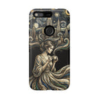 Custodia per telefono Google Pixel "Donna paesaggio urbano vintage"