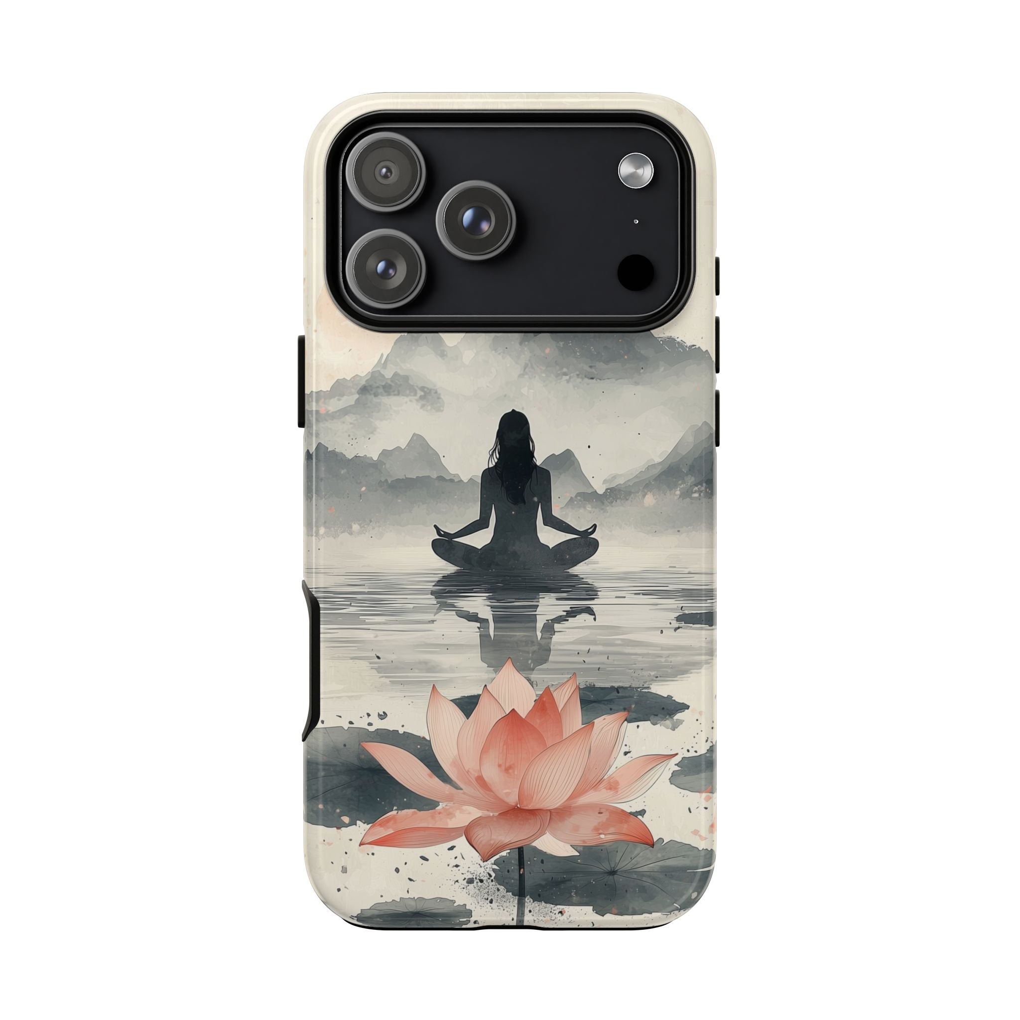 Zen Yoga Meditation Lotus iPhone Case