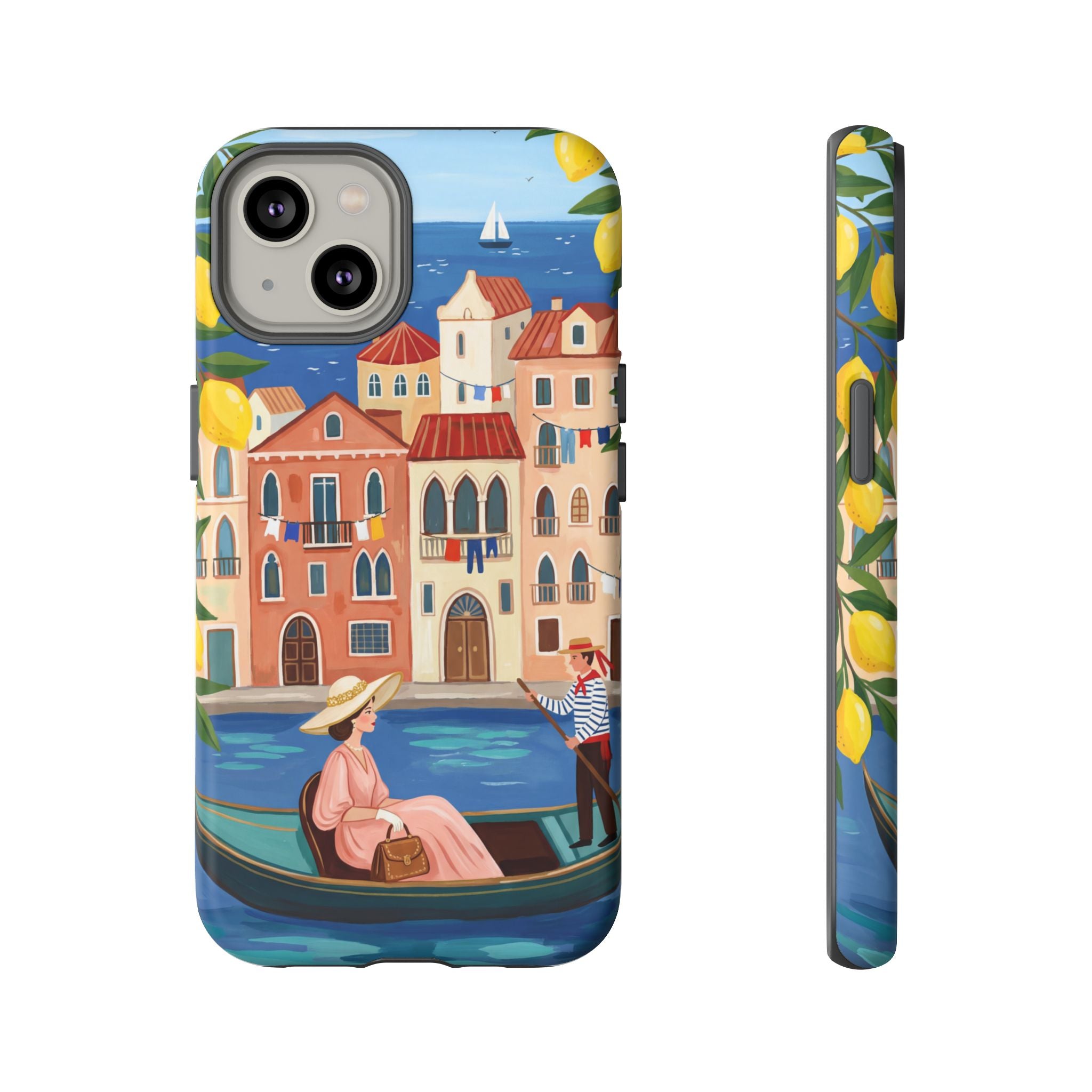 Venetian Gondola iPhone Case | Lemon Coast Waterfront Travel