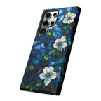 Floral Stained Glass Samsung Galaxy Case – Blue Garden