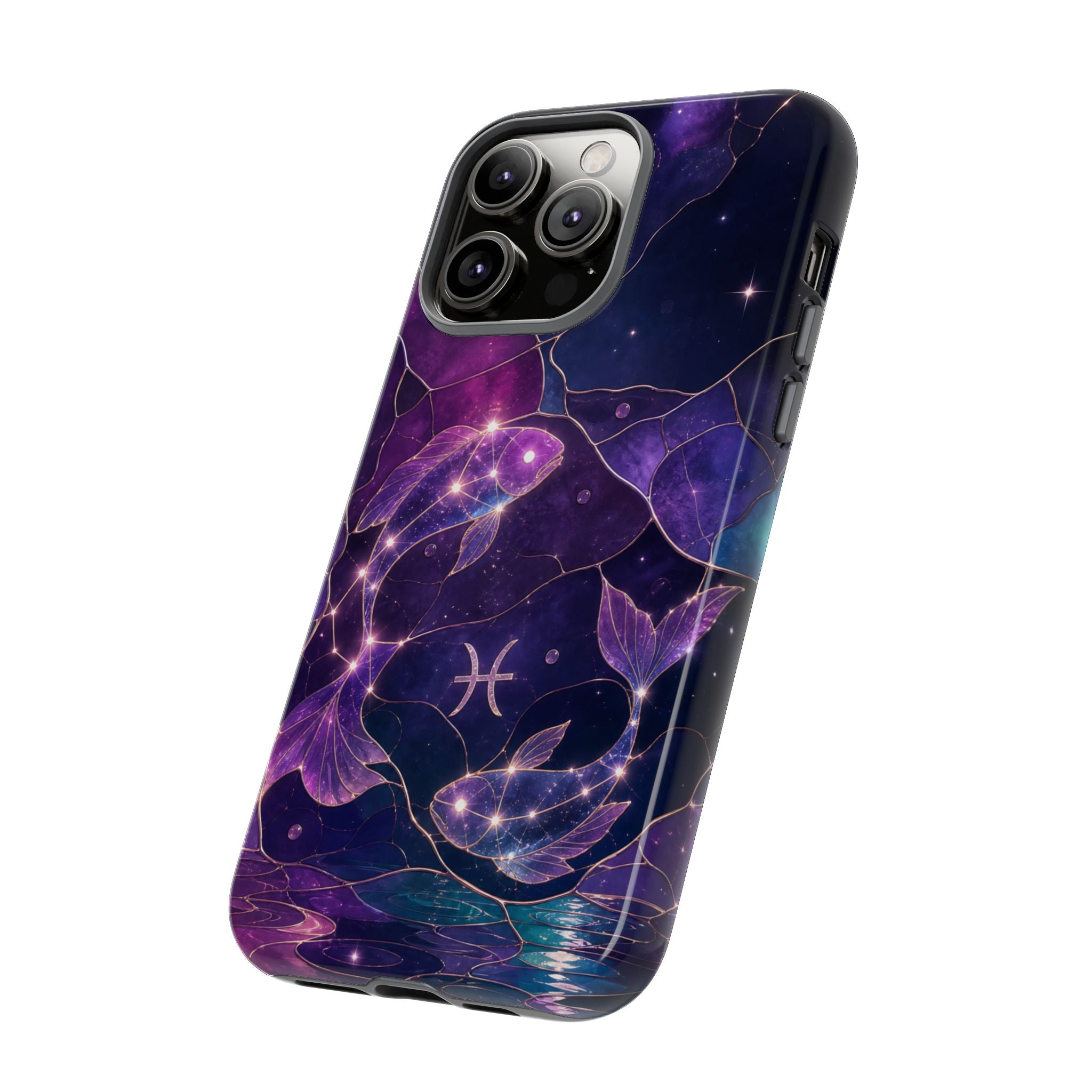 Pisces Zodiac iPhone Case | Celestial Fish iPhone Case