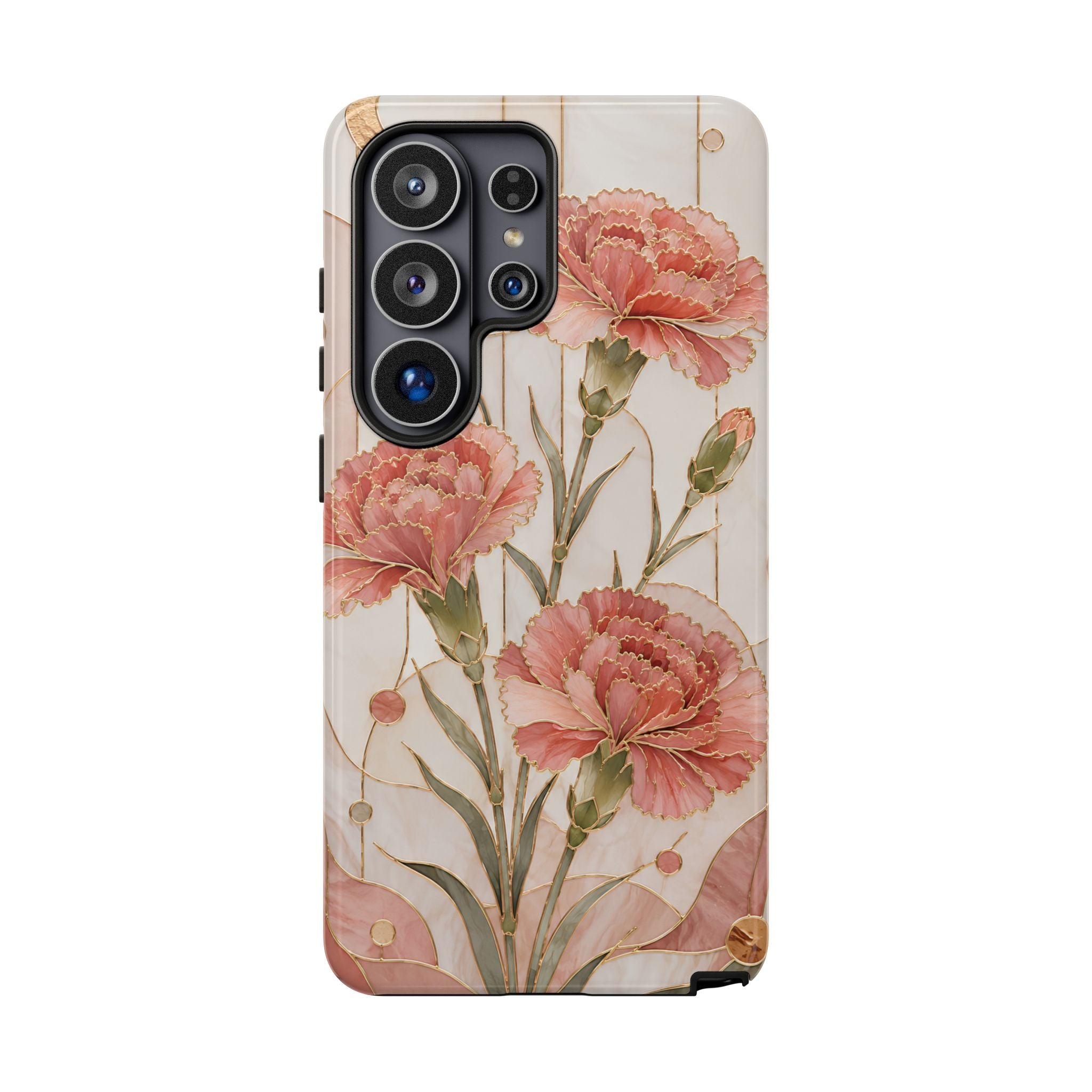 Carnation Samsung Galaxy Phone Case | Pink Floral Phone Case