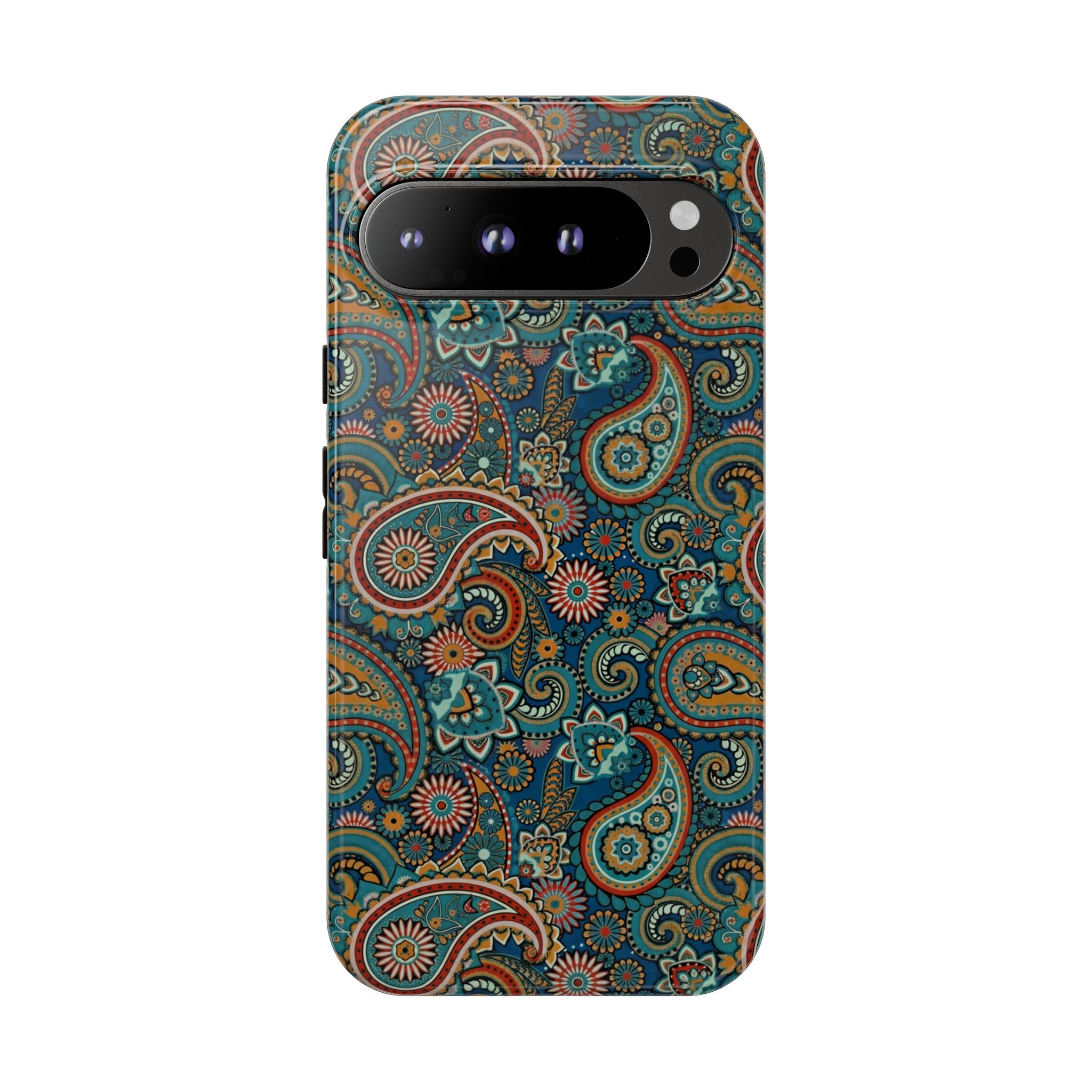 Batik Vibrant Paisley Protective Tough Google Pixel Case