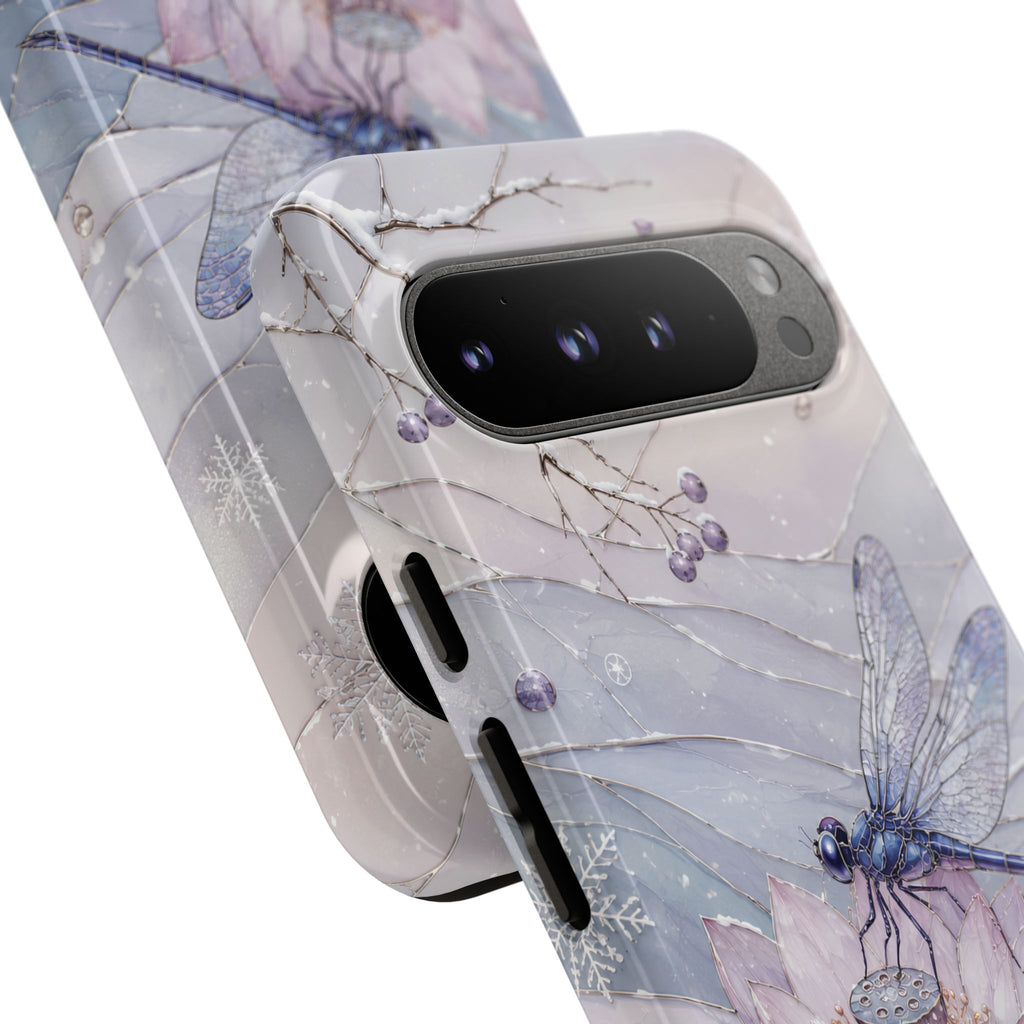 Lotus Dragonfly Google Pixel Phone Case | Water Lily Phone Case