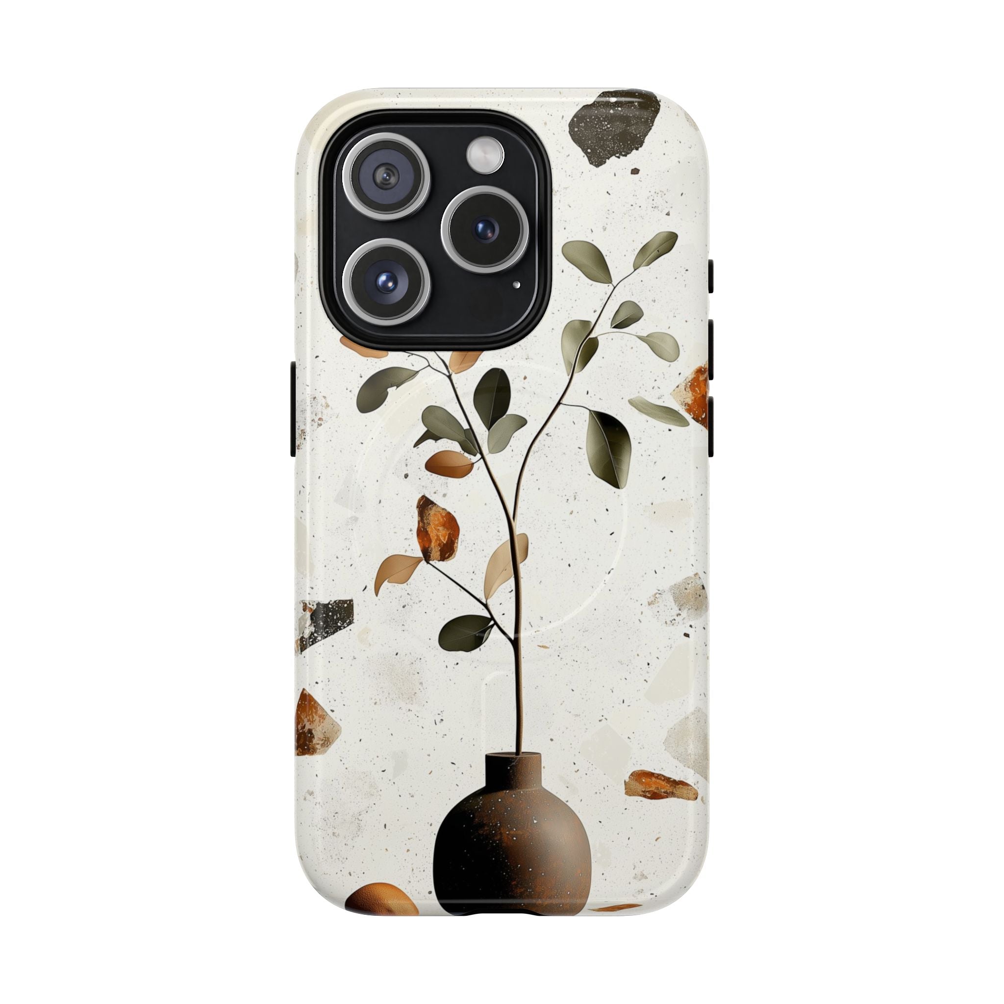 Custodia MagSafe resistente per iPhone con motivo floreale | Minimal Botanical