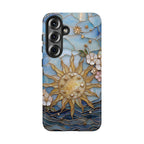 Stained Glass Floral Sun & Sea Tough Samsung Galaxy Case