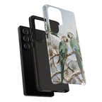 Parrot Phone Samsung Galaxy Case | Winter Bird Phone Case