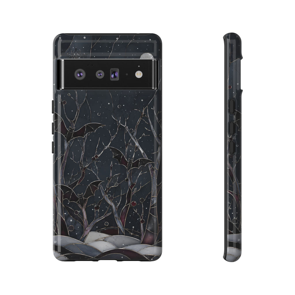 Gothic Bat Google Pixel Phone Case | Moonlit Forest iPhone Case