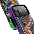 Colourful Rock Climber Art Protective MagSafe iPhone Case