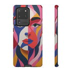 Abstract Colourful Face Samsung Galaxy Case | Vibrant Pop Art