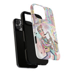 Custodia iPhone Sassofonista | Illustrazione Jazz Pastello
