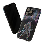 Neon Samurai iPhone Case | Cyberpunk City Armor