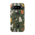 Woodland Animals Phone Case | Forest Creature Art Cover
